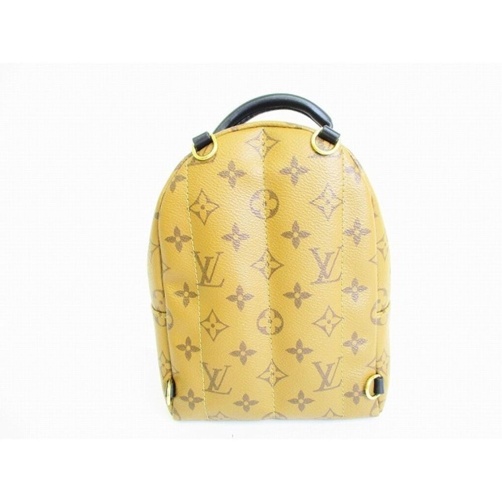Louis Vuitton Monogram Reverse Palm Springs Backpack MINI Rucksack Daypack Brown